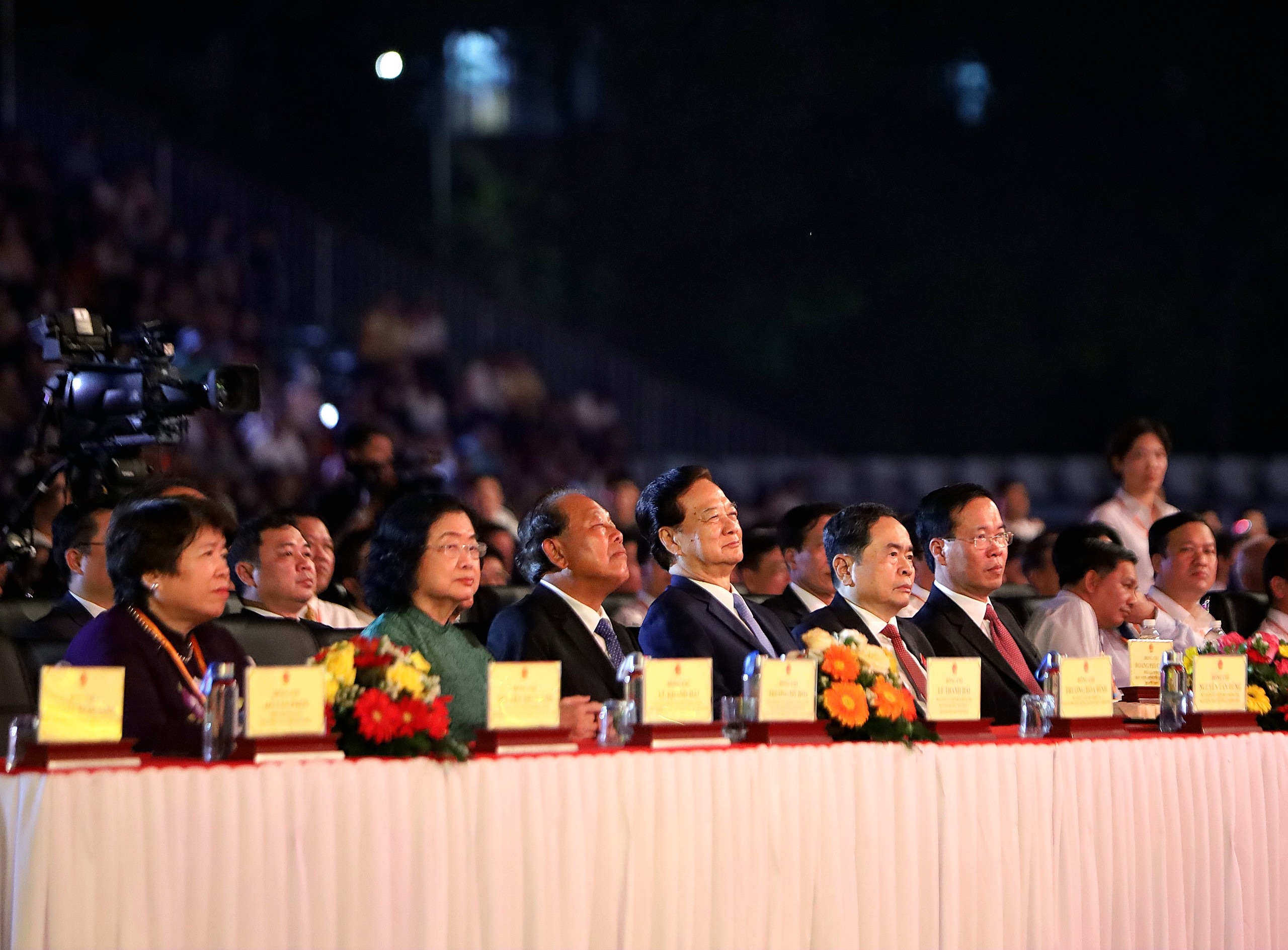 Chủ tịch nước Võ Văn Thưởng và các đồng chí nguyên lãnh đạo Đảng, Nhà nước tham dự